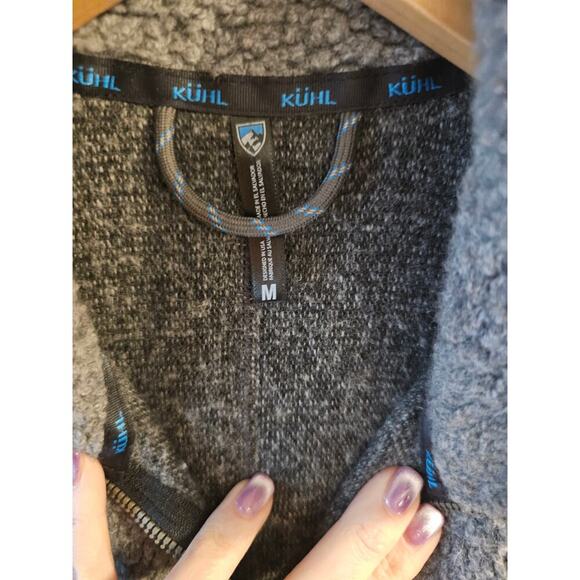 Kuhl wool blend vest gray sz medium zip front - Picture 4 of 7